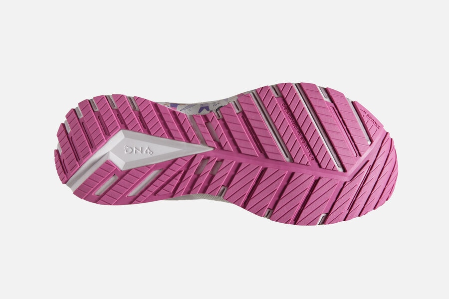 Brooks Revel 4 Road Löparskor Dam - Vita/Rosa - 6039-ZSEJR